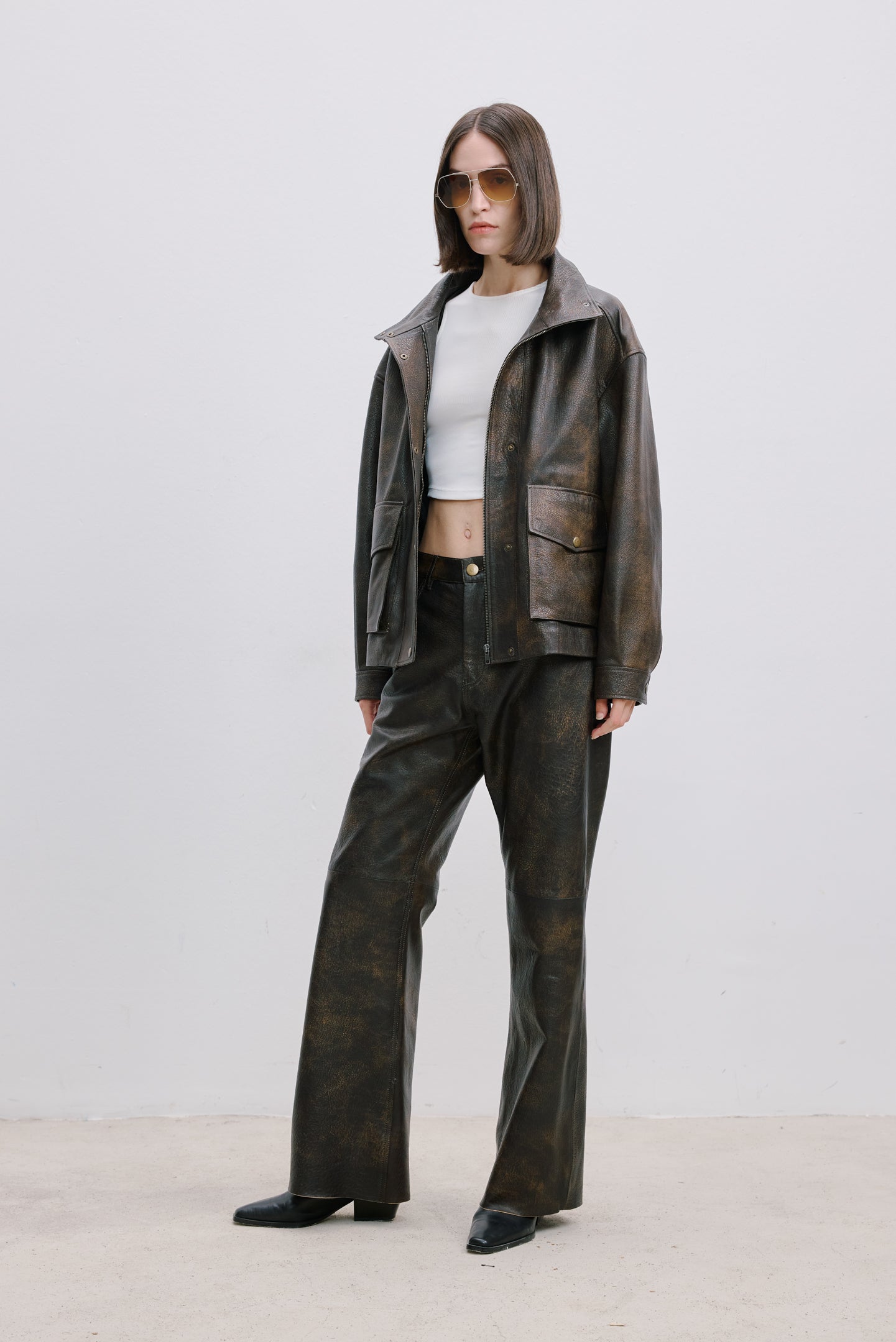 OVERSIZED LEATHER JACKET