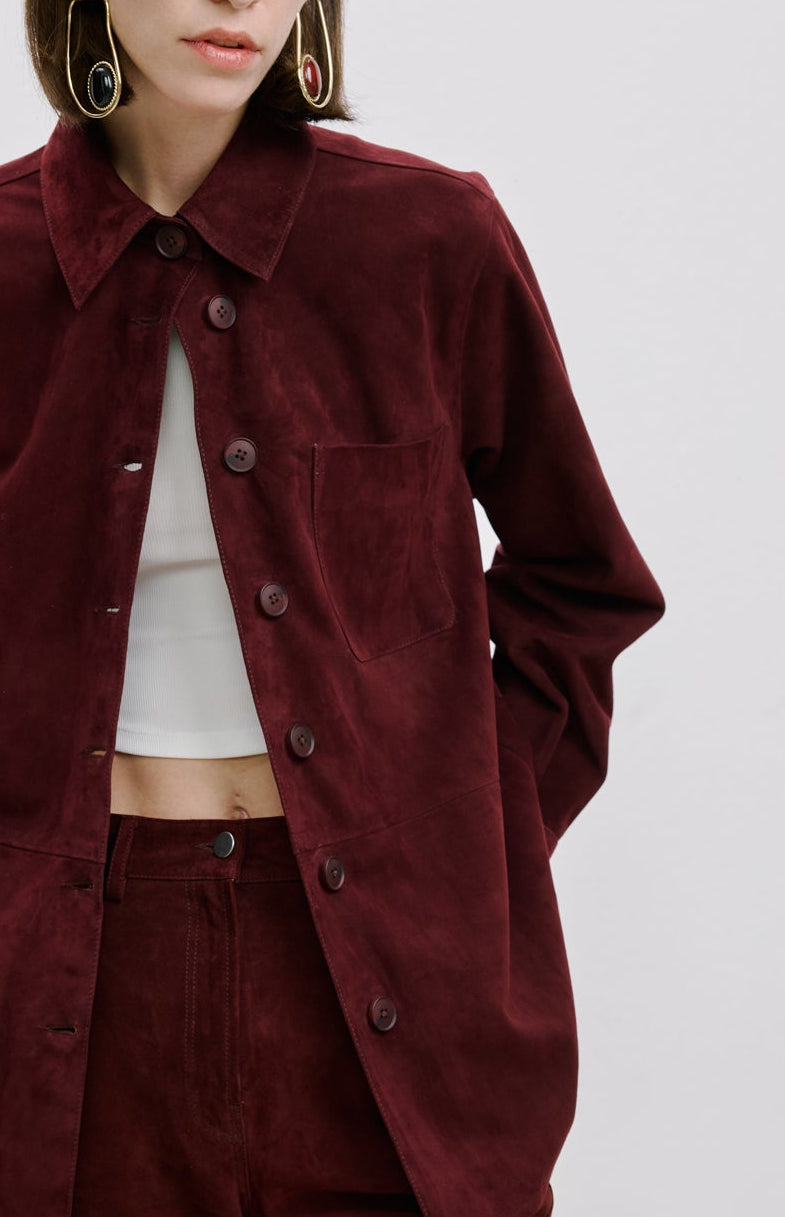 SUEDE SHIRT