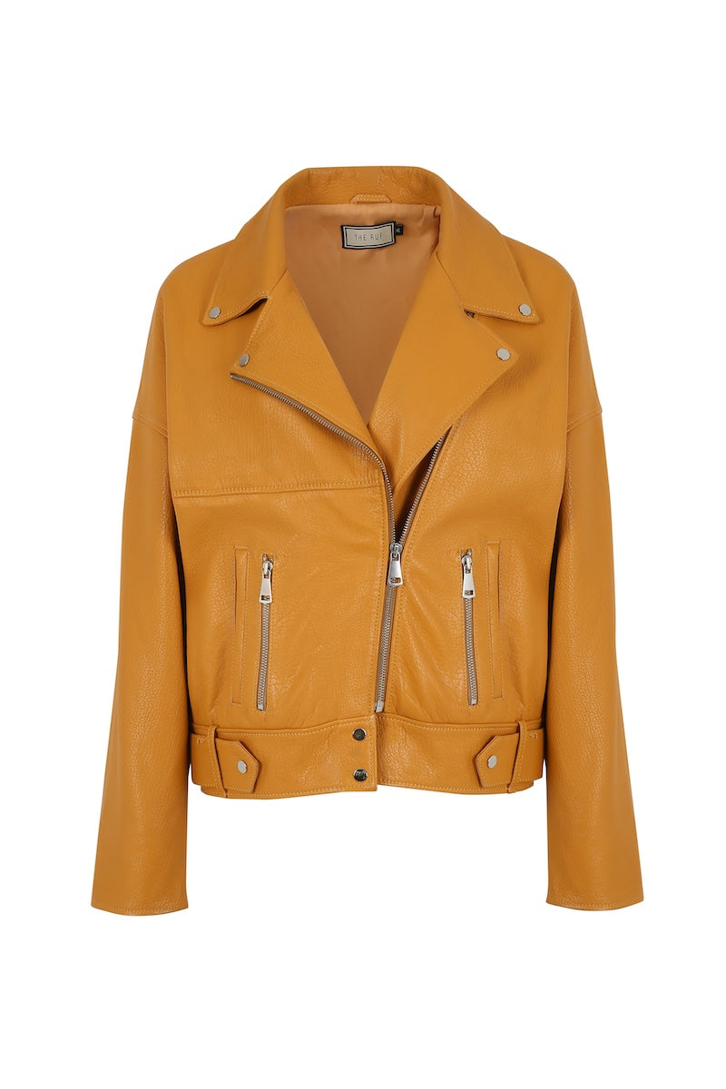 OVERSIZED LEATHER JACKET