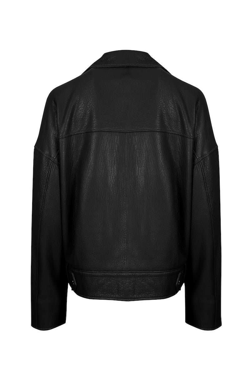 OVERSIZED LEATHER JACKET