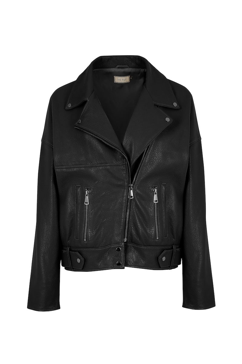 OVERSIZED LEATHER JACKET