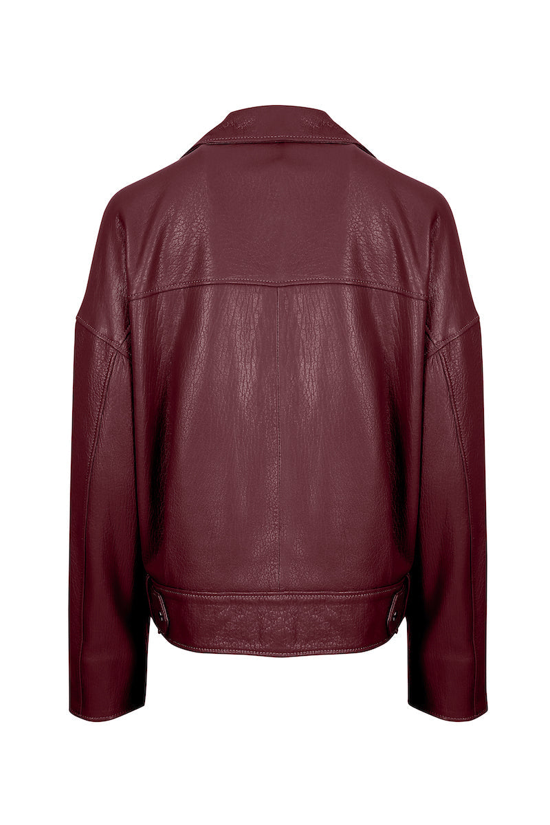 OVERSIZED LEATHER JACKET