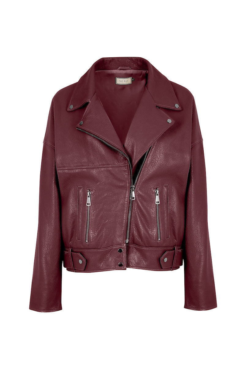 OVERSIZED LEATHER JACKET